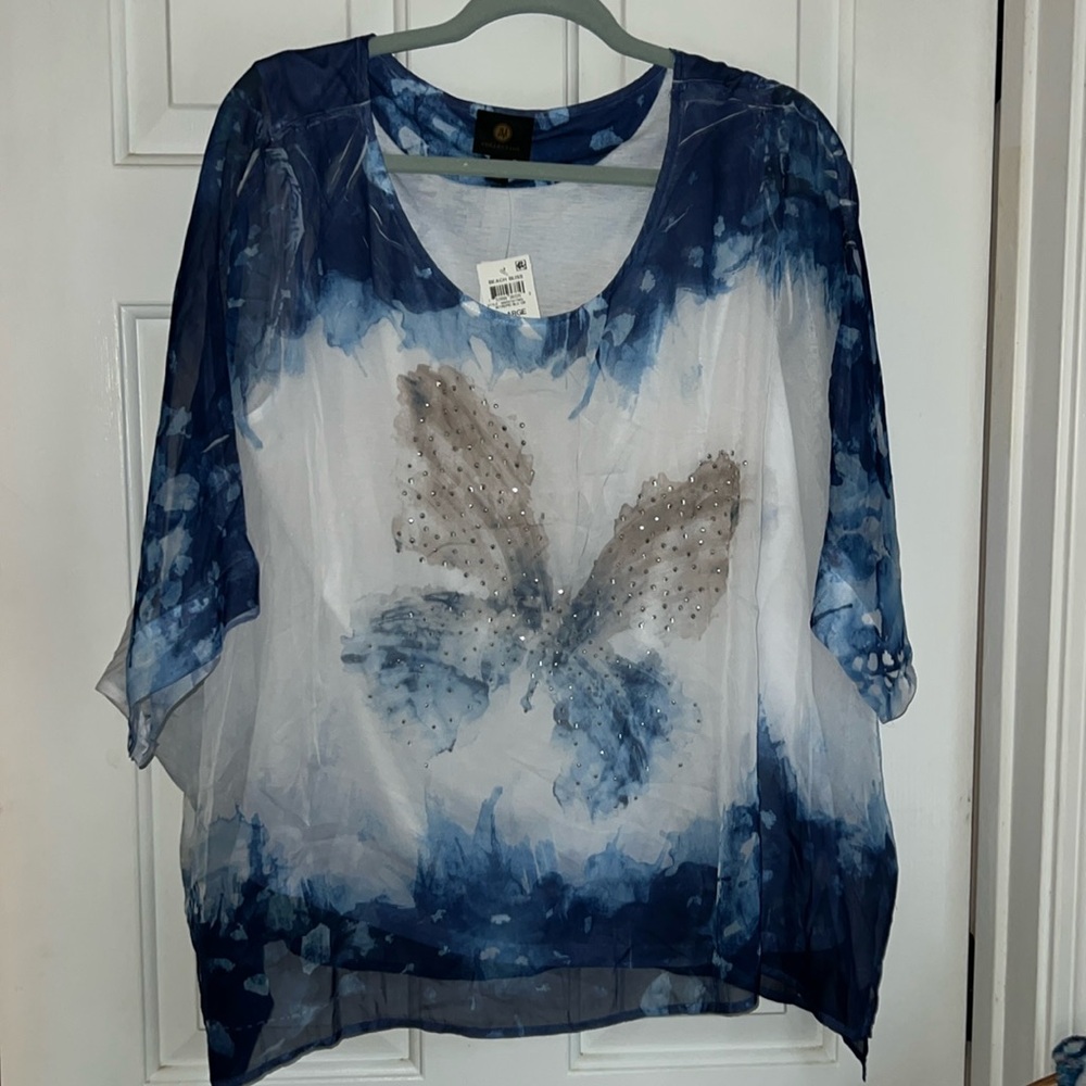 Beautiful, fluffy butterfly blouse